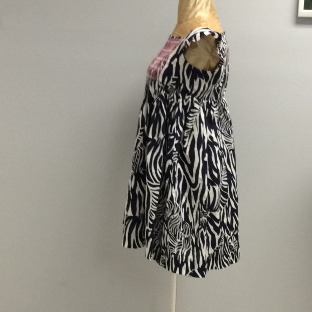 Lilly Pulitzer Navy/White Animal Print Girls Dress - Picture 6 of 10